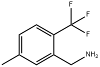(5-甲基-2-(三氟甲基)苯基)甲胺 结构式