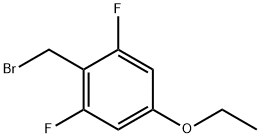 2-(溴甲基)-5-乙氧基-1,3-二氟苯 结构式