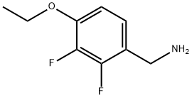 4-乙氧基-2,3-二氟苄胺 结构式