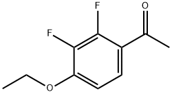 4'-乙氧基-2',3'-二氟苯乙酮 结构式