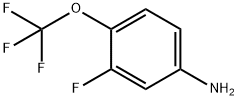 3-氟-4-(三氟甲氧基)苯胺 结构式