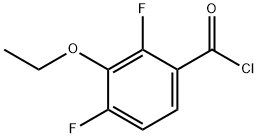 3-乙氧基-2,4-二氟苯甲酰氯 结构式