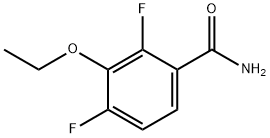 3-乙氧基-2,4-二氟苯甲酰胺 结构式