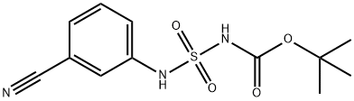 tert-butyl 3-(3-cyanophenyl)-2,2-dioxo-2lambda~6~-diazathiane-1-carboxylate 结构式