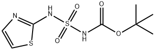 tert-butyl 2,2-dioxo-3-(1,3-thiazol-2-yl)-2lambda~6~-diazathiane-1-carboxylate 结构式