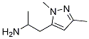 1H-Pyrazole-5-ethanaMine, .alpha.,1,3-triMethyl- 结构式