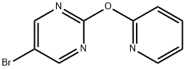 5-BROMO-2-(PYRIDIN-2-YLOXY)-PYRIMIDINE 结构式