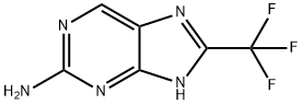 8-(TRIFLUOROMETHYL)-9H-PURIN-2-AMINE 结构式