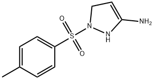 2,5-DIHYDRO-1-[(P-TOLYL)SULPHONYL]-1H-PYRAZOL-3-AMINE 结构式