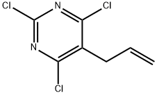 Pyrimidine,2,4,6-trichloro-5-(2-propen-1-yl)- 结构式