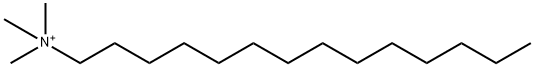 trimethyltetradecylammonium  结构式