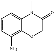 8-氨基-4-甲基-2H-苯并[B][1,4]咯嗪-3(4H)-酮 结构式