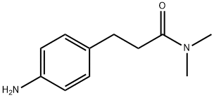 3-(4-氨基苯基)-N,N-二甲基丙酰胺 结构式