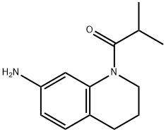 1-ISOBUTYRYL-1,2,3,4-TETRAHYDROQUINOLIN-7-AMINE 结构式