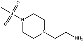 4-(甲基磺酰基)-1-哌嗪乙胺 结构式