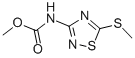 METHYL 5-METHYLTHIO-1,2,4-THIADIAZOL-3-YLCARBAMATE 结构式