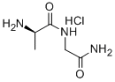 H-D-ALA-GLY-NH2 HCL 结构式