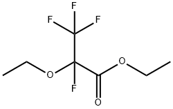 2-乙氧基-2,3,3,3-四氟-丙酸乙酯 结构式