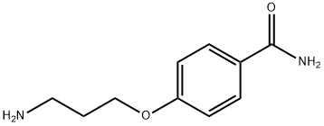 4-(3-氨基丙氧基)苯甲酰胺 结构式