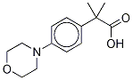 ALPHA,ALPHA-二甲基-4-(4-吗啉基)苯乙酸 结构式