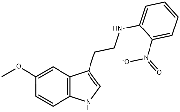 N-(2-nitrophenyl)-5-methoxytryptamine 结构式