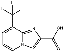 8-(三氟甲基)咪唑并[1,2-A]吡啶-2-羧酸 结构式