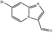 7-溴咪唑并[1,2-A]吡啶-3-甲醛 结构式