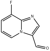 8-氟咪唑并[1,2-A]吡啶-3-甲醛 结构式