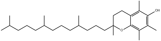 DL-α-生育酚 结构式