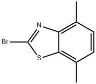 2-溴-4,7-二甲基苯并噻唑 结构式