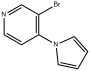 3-溴-4-(1H-吡咯-1-基)吡啶 结构式