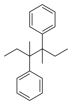 3,4-二甲基-3,4-二苯基己烷 结构式