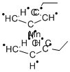 二(乙基环戊二烯基)锰(II) 结构式