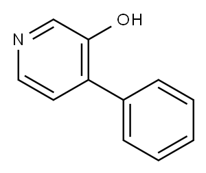 4-苯基吡啶-3-醇 结构式