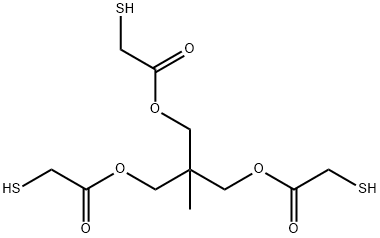 2-[[(巯基乙酰基)氧基]甲基]-2-甲基-1,3-丙烷二基二(巯基乙酸酯) 结构式