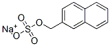 sodium 2-(sulfonatooxymethyl)naphthalene 结构式