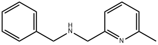 N-苄基-1-(6-甲基吡啶-2-基)甲胺 结构式