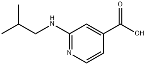 2-(Isobutylamino)isonicotinic acid 结构式