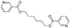 6-(pyridine-3-carbonyloxy)hexyl pyridine-3-carboxylate 结构式