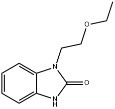 1-(2-乙氧基乙基)-1,3-二氢-2H-苯并咪唑-2-酮 结构式