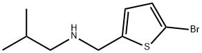 N-((5-broMothiophen-2-yl)Methyl)-2-Methylpropan-1-aMine 结构式