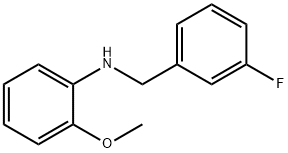 N-(3-氟苄基)-2-甲氧基苯胺 结构式