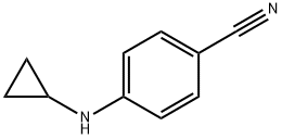 4-(环丙基氨基)苯氰 结构式