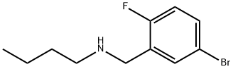 1-溴-4-氟-2-(丁基氨基)苯 结构式