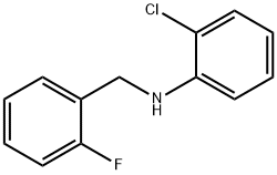 2-氯-N-(2-氟苄基)苯胺 结构式