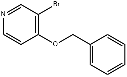 4-(苄氧基)-3-溴吡啶 结构式