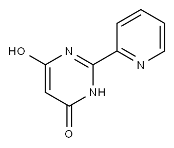 6-羟基-2-(吡啶-2-基)嘧啶-4(3H)-酮 结构式