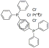 双(三苯基膦)氯化铂(II) 结构式