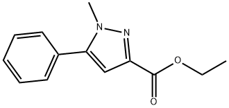 ETHYL 1-METHYL-5-PHENYL-1H-PYRAZOLE-3-CARBOXYLATE 结构式