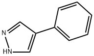 4-苯基-1H-吡唑 结构式